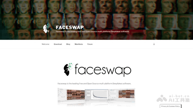 FaceSwap  開源的在線AI換臉工具，深度偽造視頻和圖像