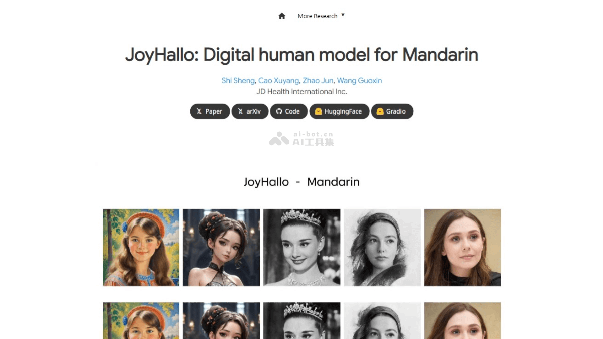 JoyHallo  京東推出音頻驅(qū)動視頻生成的數(shù)字人模型