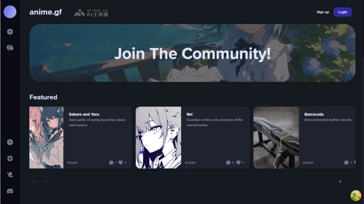 anime.gf  AI虛擬角色創建與互動的開源應用