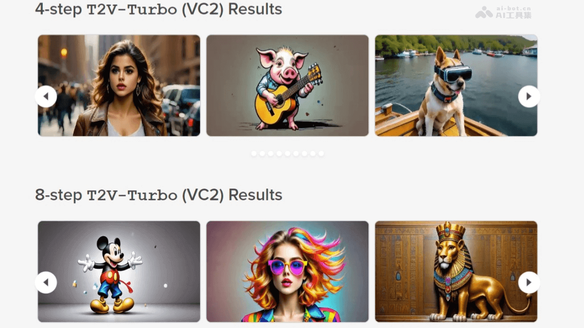 T2V-Turbo  谷歌開源的文本到視頻生成模型