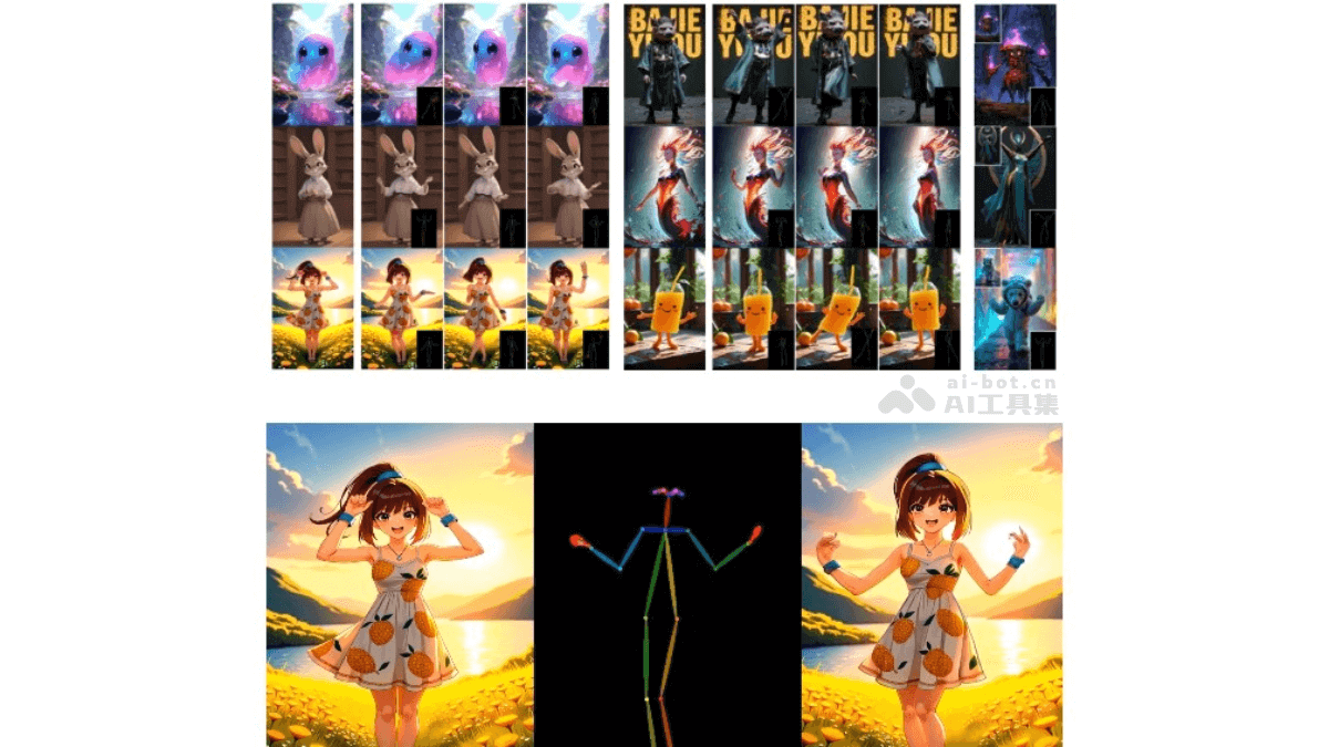 Animate-X  阿里巴巴開源的通用動畫生成框架