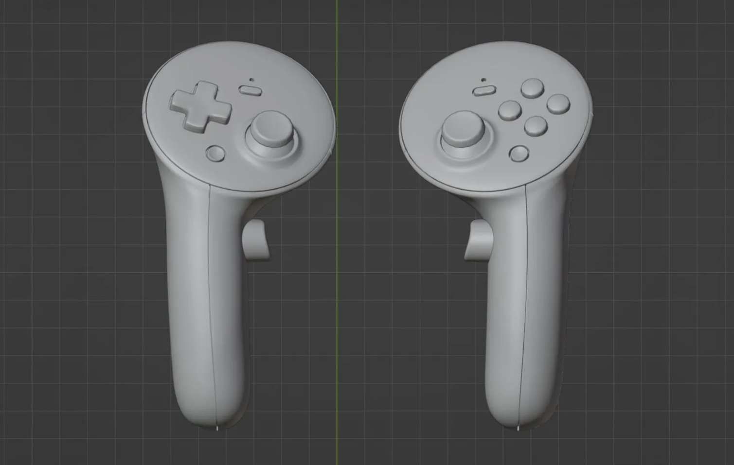 渲染圖展示了Valve或在打造的Steam VR控制器“Roy”