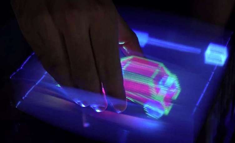 西班牙科學家研發可觸控空中全息顯示技術