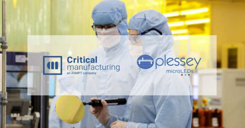 凱睿德制造與Plessey合作優化MicroLED研發流程