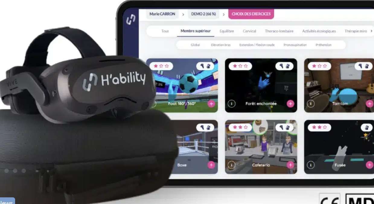 H'ability獲120萬歐元融資,用VR游戲化康復方案助力中風患者居家訓練