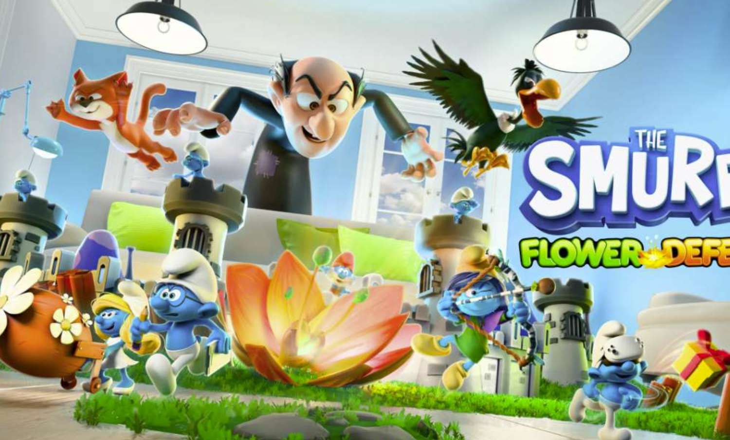 《藍精靈：鮮花保衛戰》MR塔防游戲6月登陸Quest 3，預售價17.99美元