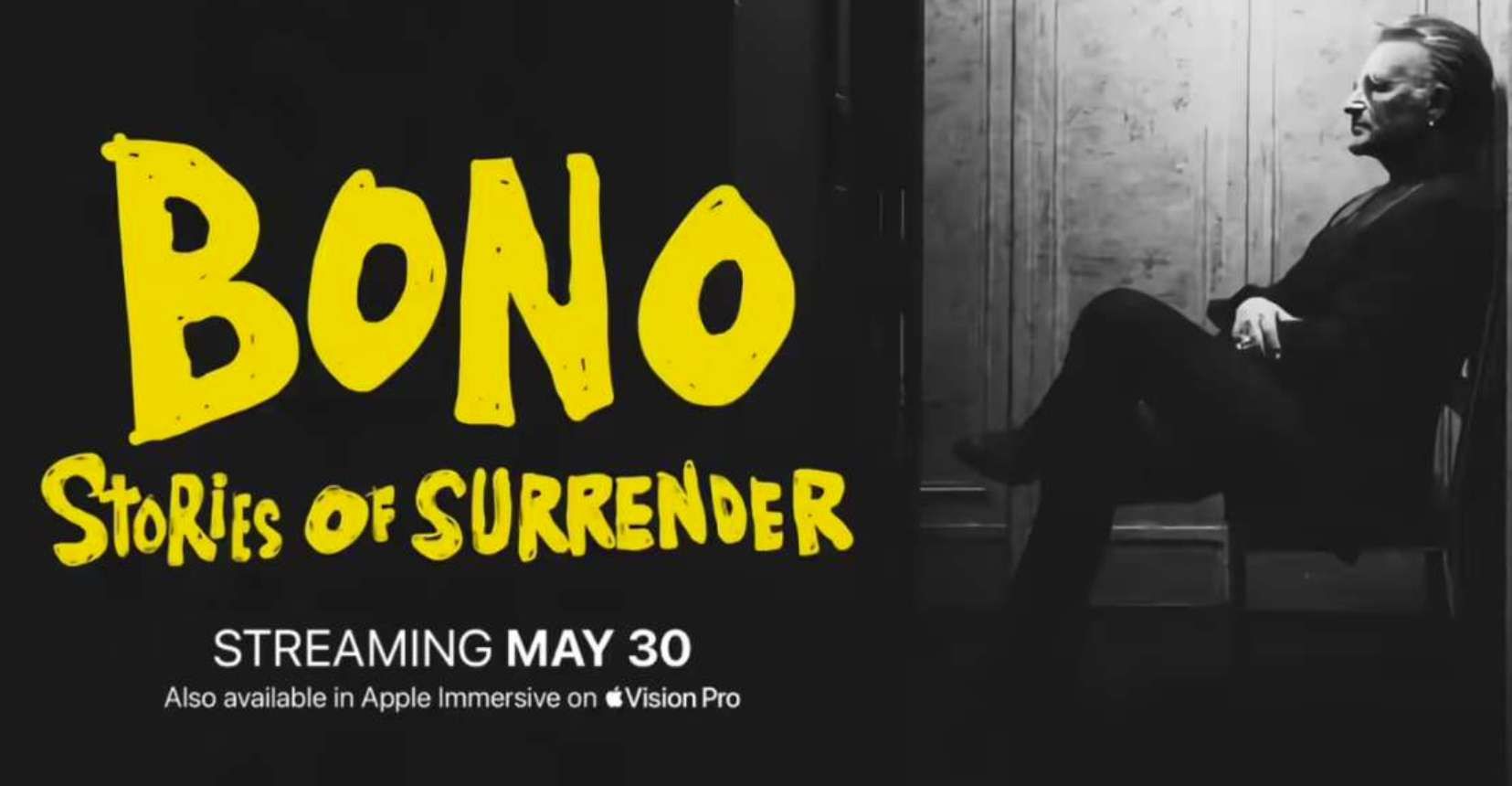 U2主唱談Vision Pro沉浸式音樂敘事紀錄片《Bono: Stories of Surrender》