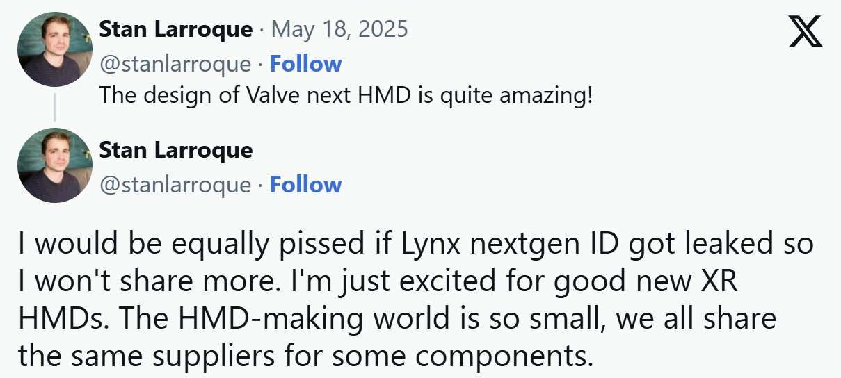 Lynx創始人暗示Valve新頭顯設計驚艷，透露雙方共享供應鏈資源