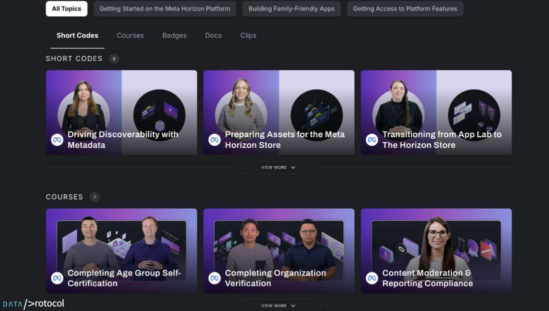 Meta發(fā)布Horizon OS開發(fā)者資源計劃，提供模塊化教程加速混合現(xiàn)實應(yīng)用開發(fā)