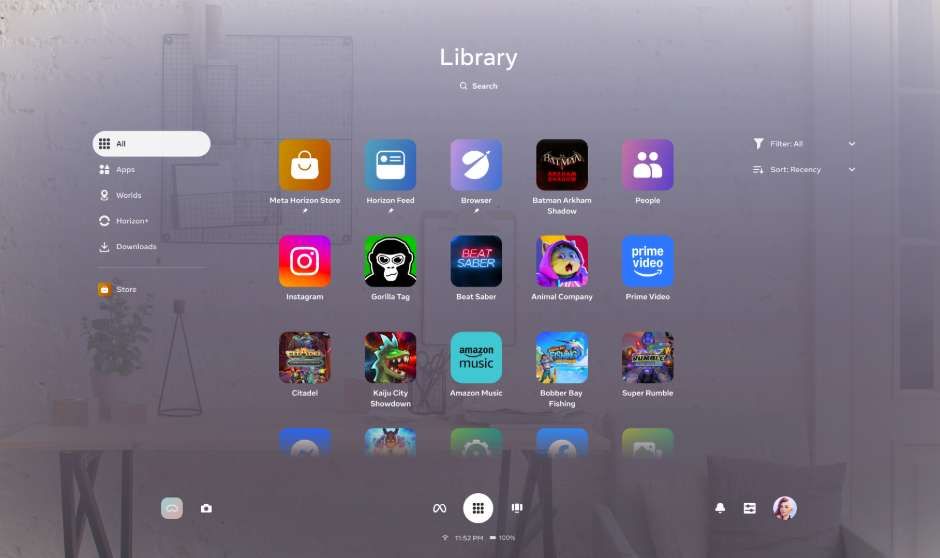 Meta Quest v77測試版推出全新空間界面Navigator