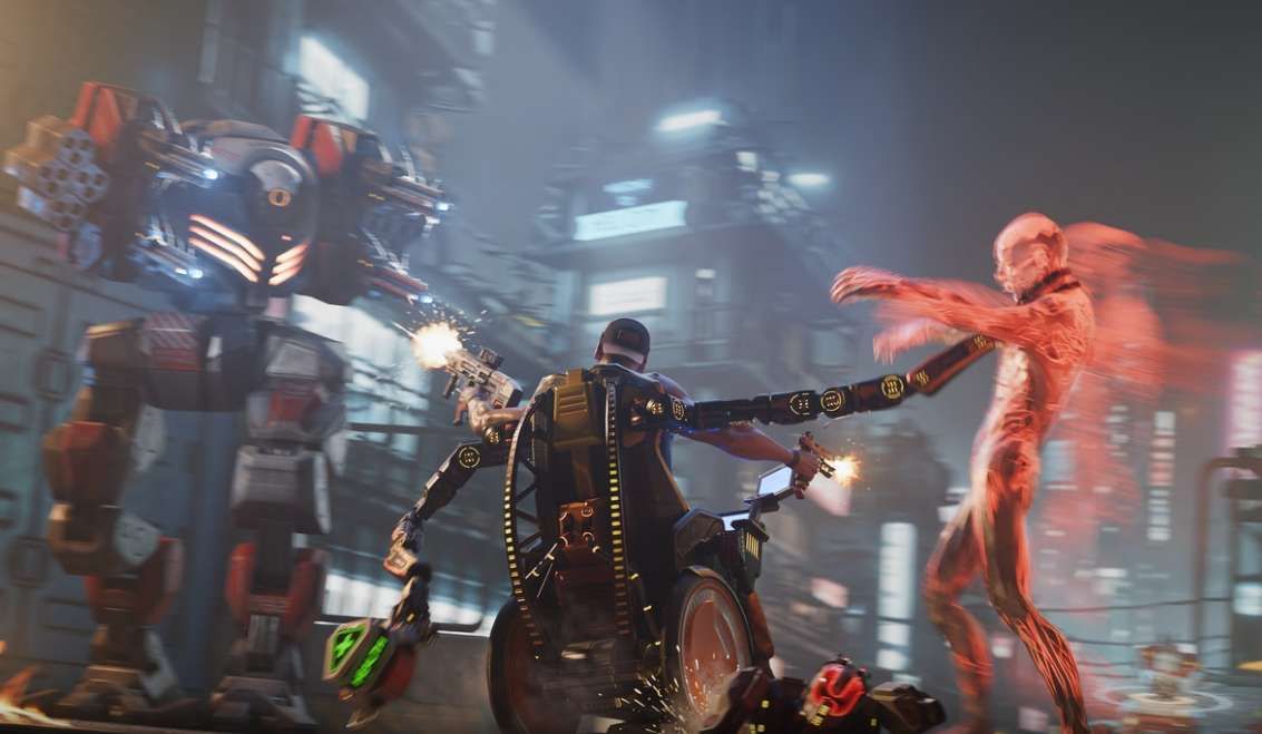 賽博朋克輪椅射擊游戲《Quantum Threshol》登陸Quest平臺