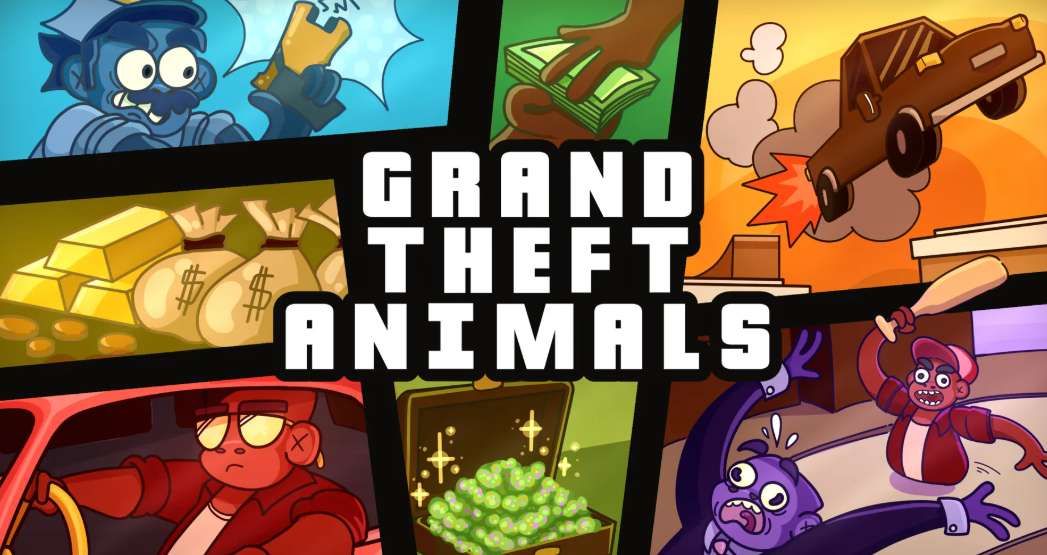 Squido Studio發布仿GTA的犯罪冒險游戲《Grand Theft Animals》