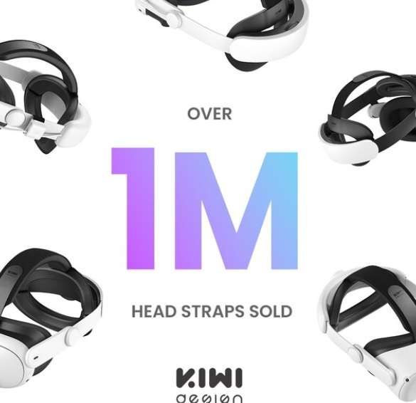 VR配件KIWI Design宣布Quest頭帶系列銷(xiāo)量超過(guò)100萬(wàn)