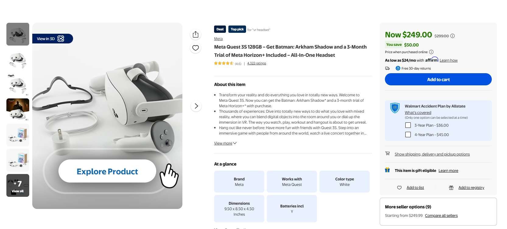 僅需249美元,Quest 3S歷史最低價,128G降50美元,256G降71美元