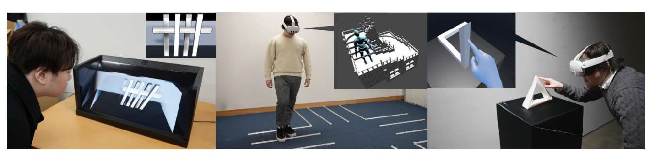 東京大學與筑波大學團隊開發VR觸覺交互不可能圖形系統