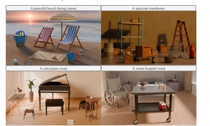 英偉達與普渡大學聯合推出Scenethesis框架,實現文本到3D場景的智能生成