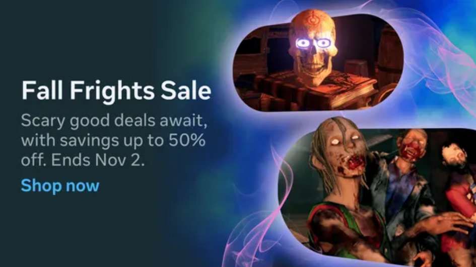 Meta Quest Store開啟秋季驚魂促銷