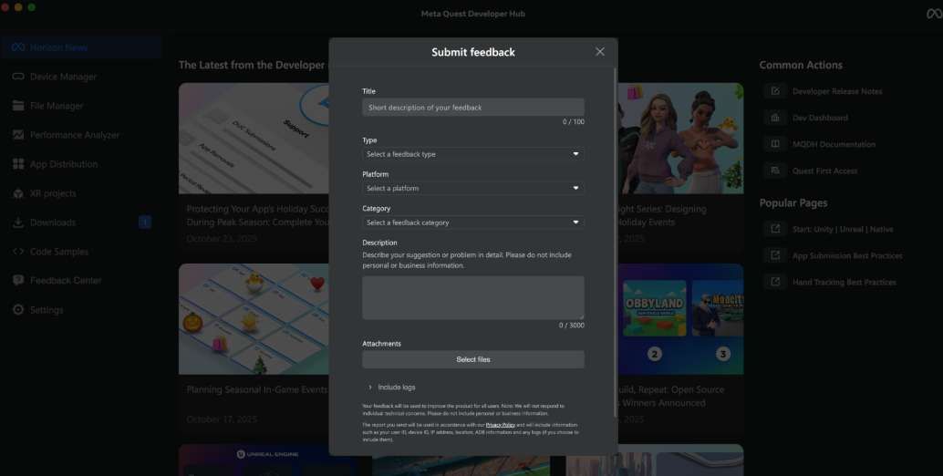 透明化開發(fā)新體驗(yàn)，Meta Horizon反饋中心推出公共投票板  第3張