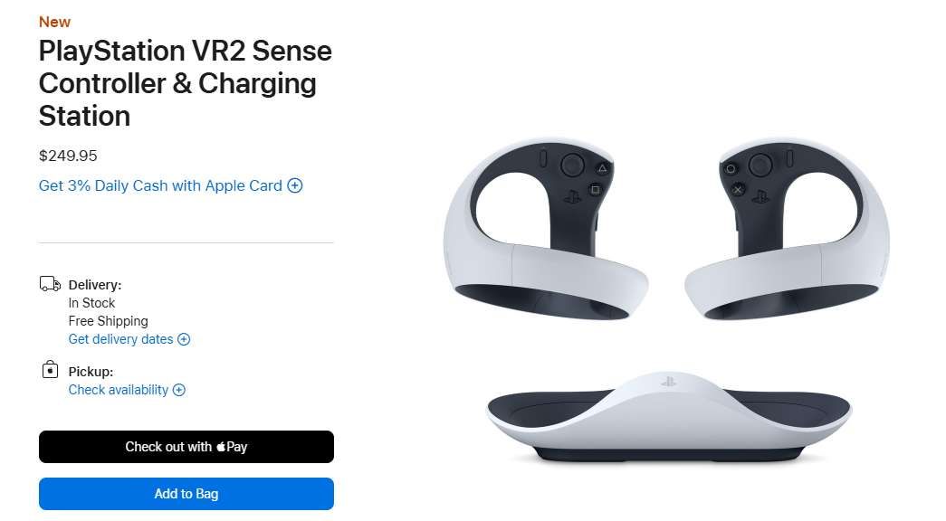 蘋果官網上線PSVR2 Sense控制器 適配visionOS 26系統