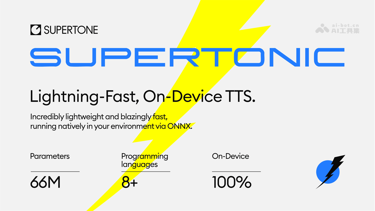 Supertonic &#8211; 開源的AI文本轉語音系統，完全離線極速合成